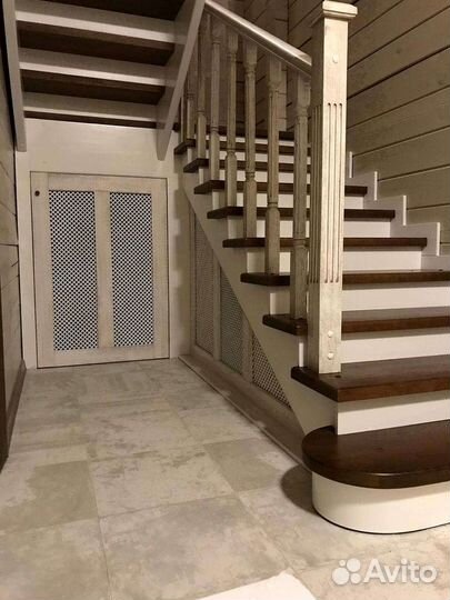 Лестница на металлокаркасе / изготовление лестниц