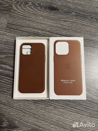 Чехол на iPhone 12 12 pro Кожаный