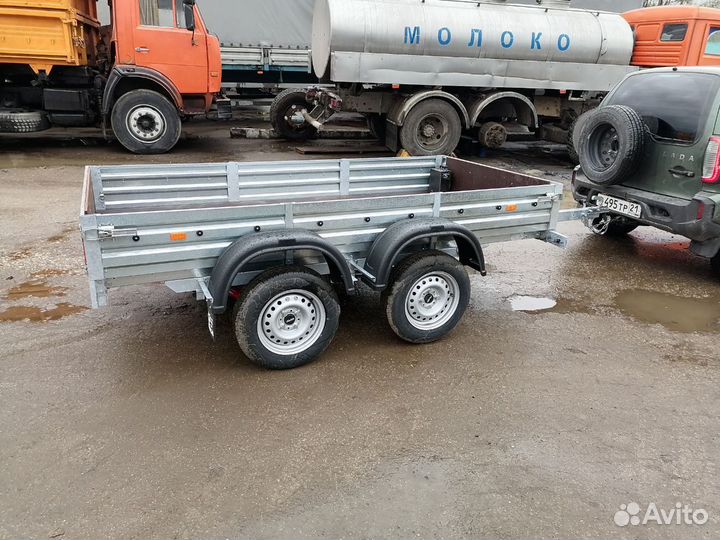 Прицеп двухосный от мзса 33.022 для личных грузов
