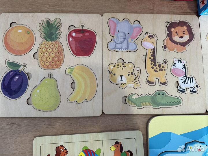 Развивающие игрушки пакетом или отдельно от 1 года