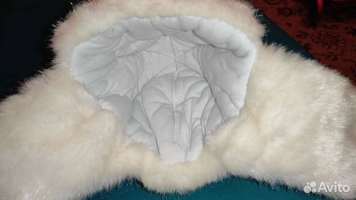 Шапка ушанка зимняя детская на 2-4 года