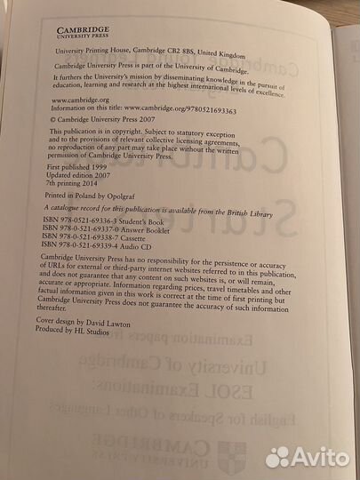 Cambridge english starters