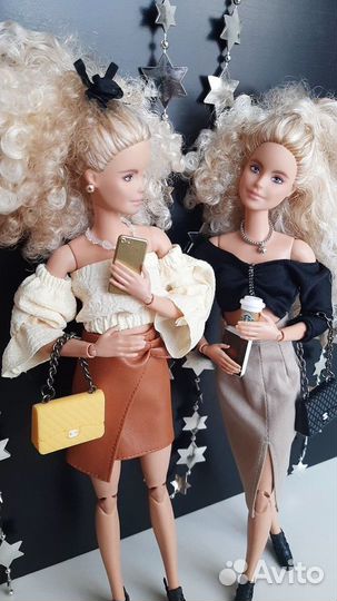 Аутфит Барби Barbie(brown cream)