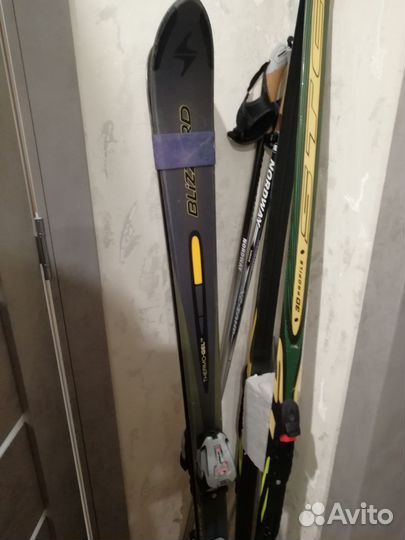 Горные лыжи 160 см blizzard thermo gel