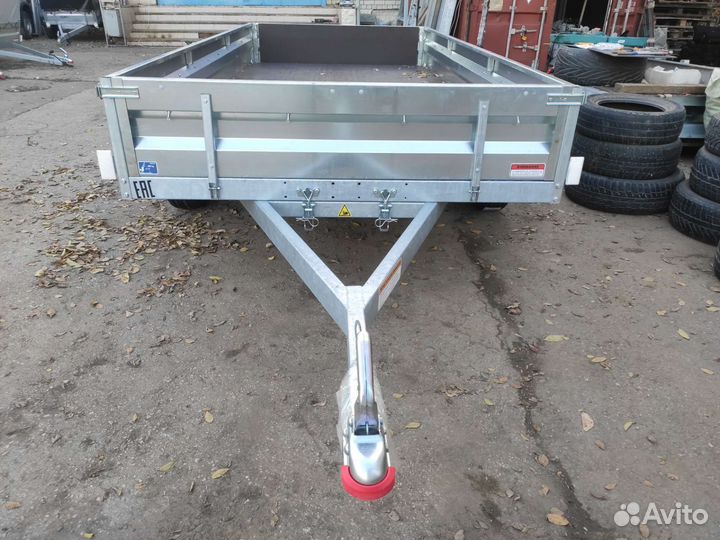 Прицеп Спутник 3215/33, 2 оси без тента и каркаса