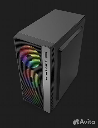 Корпус ATX/ Evesky+4шт. RGB