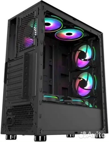 Корпус 1stPlayer firedancing V3-A (V3-A-4R1) Black