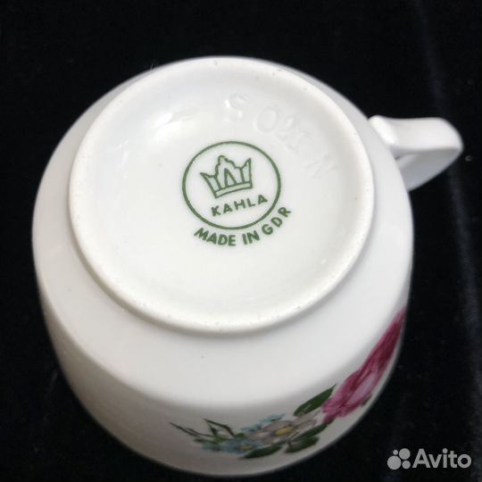 Сервиз кофейный. Розовая роза. Kahla