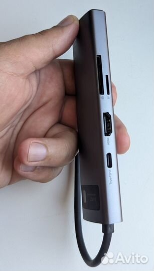 USB-концентратор Baseus Type C Хаб 8 в 1