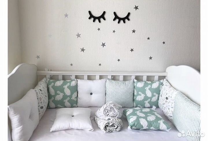 Бортики в кроватку