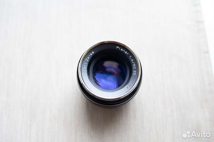 Объектив Carl zeiss planar 50 1.4 ze для Canon