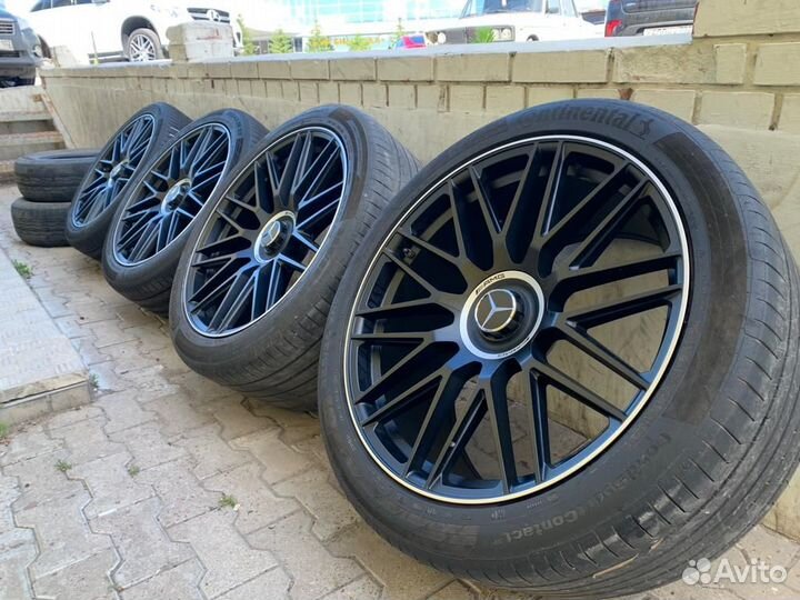 Диски r22 AMG 63 gls gle + шины michelin pilot