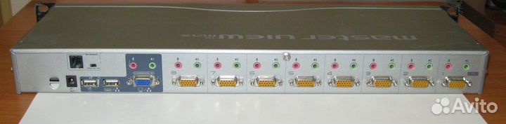 Продам KVM aten master view CS-1758 VGA USB +8 каб