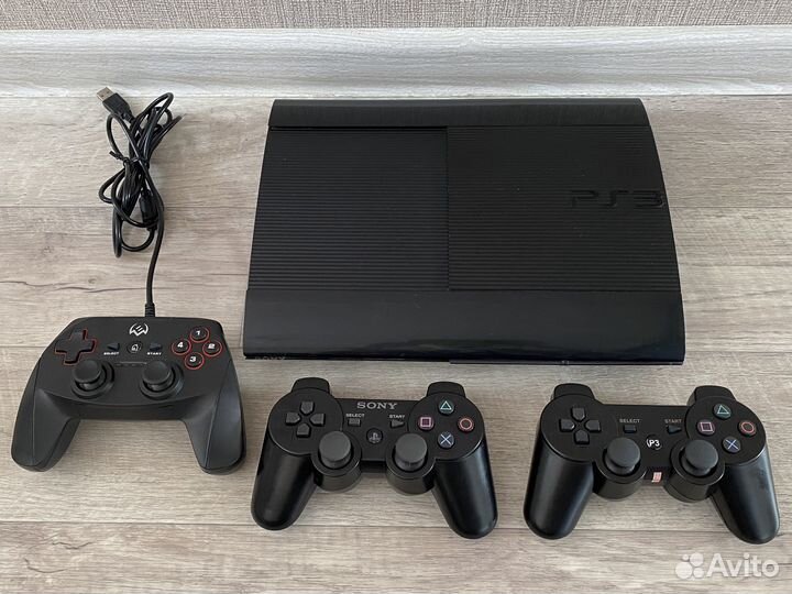 PS3 Прошитая+3 Джоя, Много Игр