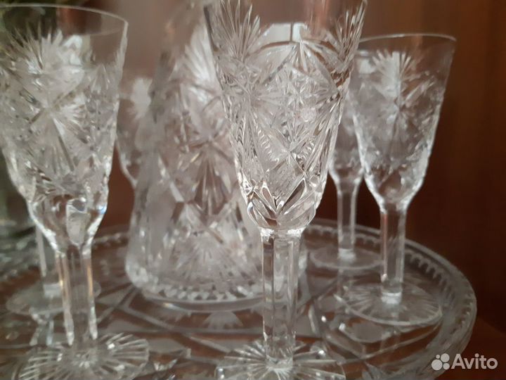 Сервиз из хрусталя (новый)