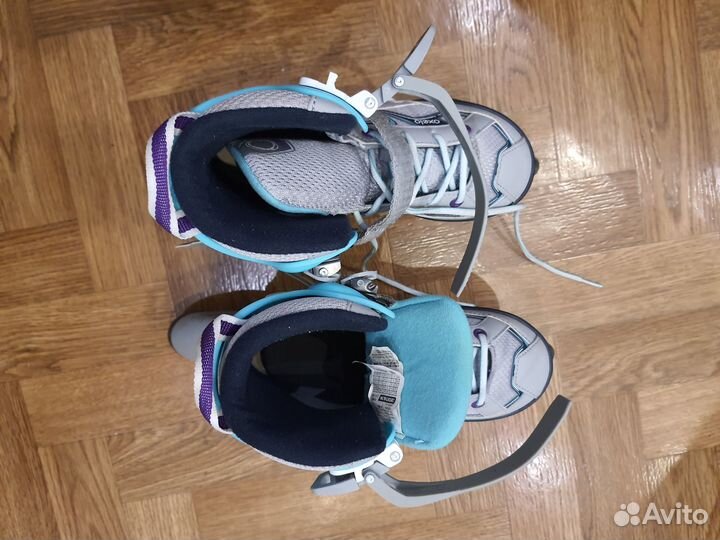 Роликовые коньки oxelo с регулируемым разм. 32-35