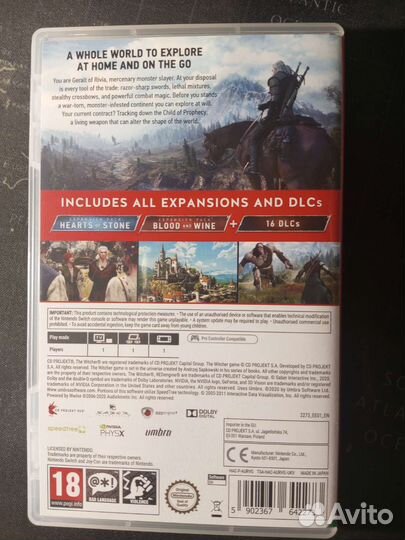 Witcher 3 complete edition nintendo switch