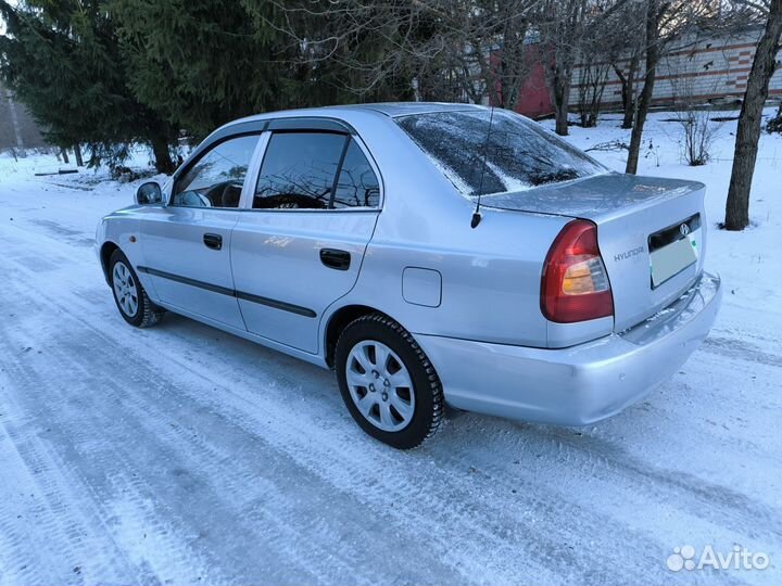 Hyundai Accent 1.5 МТ, 2007, 199 000 км