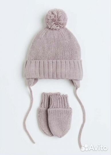 Шапки и варежки hm новые разные