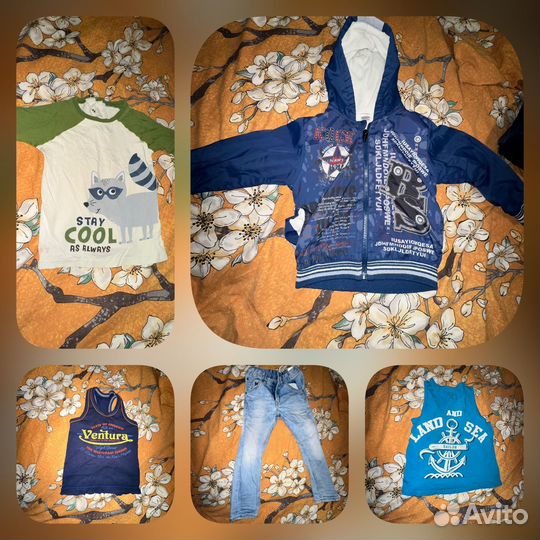 Пакетом вещи на маличика 98-116