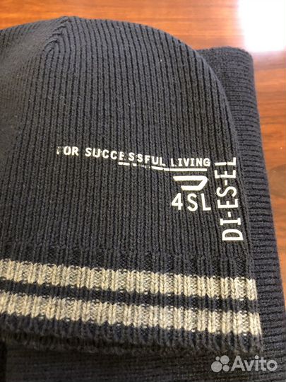 Шапка с шарфом Di-Es-El оригинал