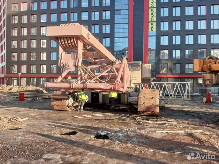 Монтаж гусеничного крана мкгс-100.1