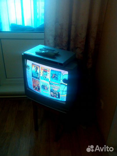 Телевизор цветной 50 см + DVD плеер LG в хор. сост