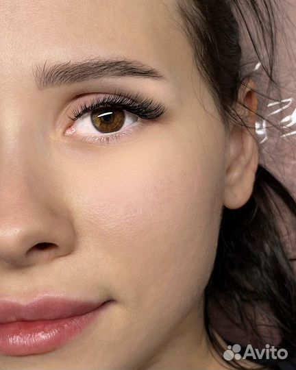 Наращивание ресниц и брови