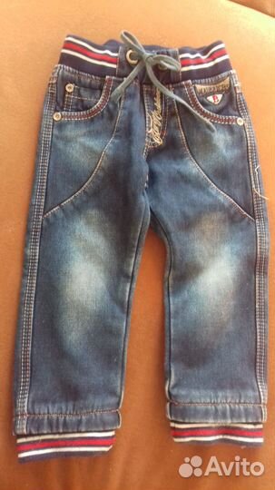 Джинсы новые для девочки и мальчика утепленные