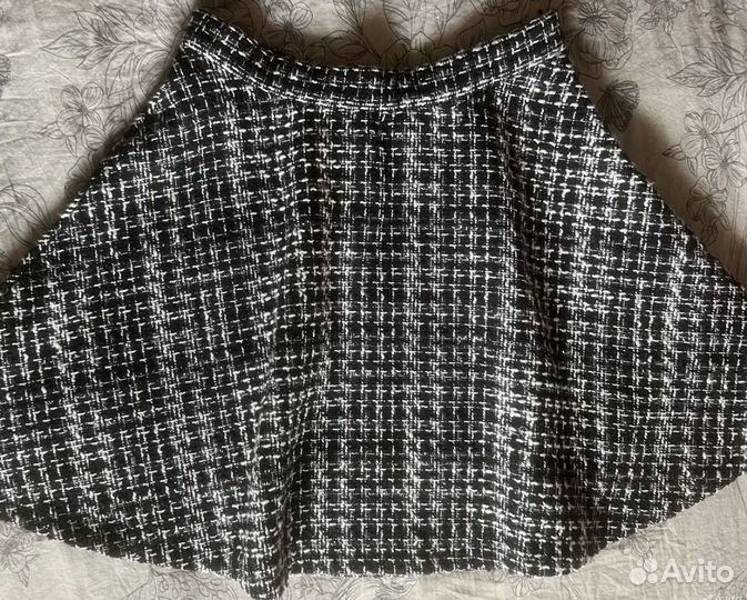 Твидовая юбка новая 42-44