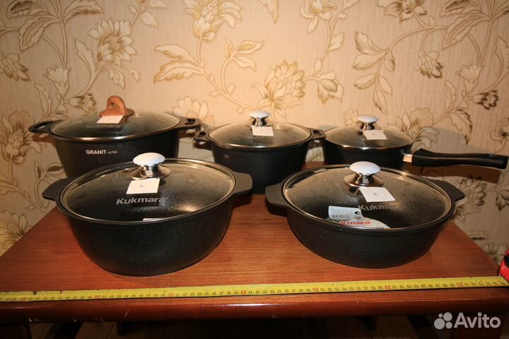 Новый набор посуды Kukmara гранит.Можно раздельно
