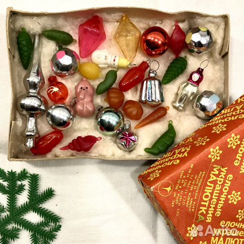 Елочные игрушки Малютка СССР