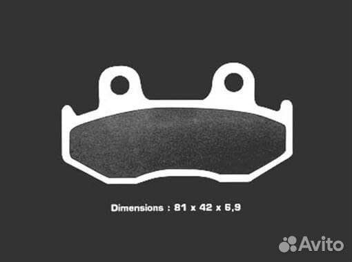 Тормозные колодки Nissin 2P-223GS (134)