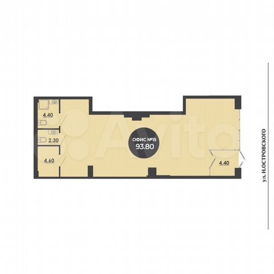 Свободного назначения, 93.8 м²