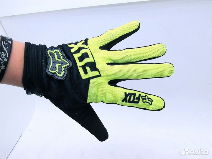 Перчатки fox мотокросс gl1 yellow