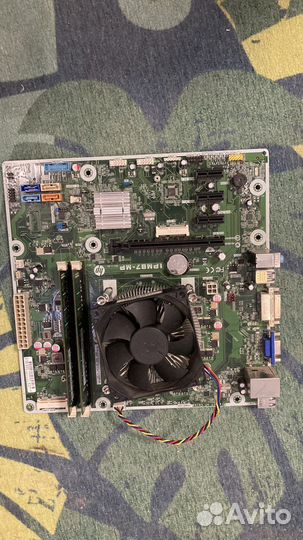 Комплект 1156 мать память проц i7 кулер