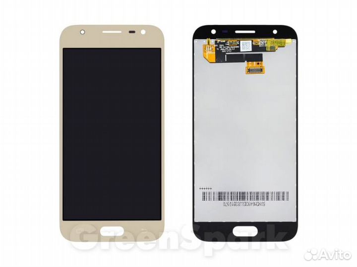 Дисплей для Samsung J330F Galaxy J3 +тач золото