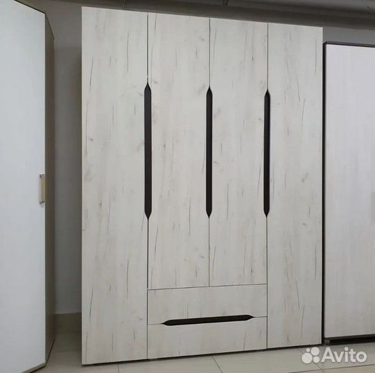 Шкаф Вега 4 ств. 2 ящика