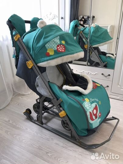 Коляска санки ника 7-2