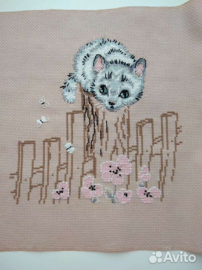 Картина вышитая крестом 