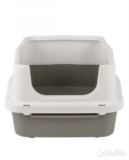 Лоток для кошек с высоким бортом и сеткой