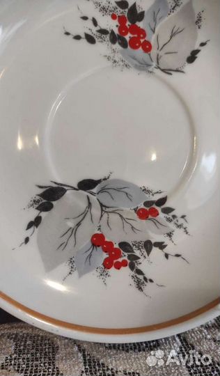 Чашки, чайник, стопки, графин, блюдца СССР, винтаж