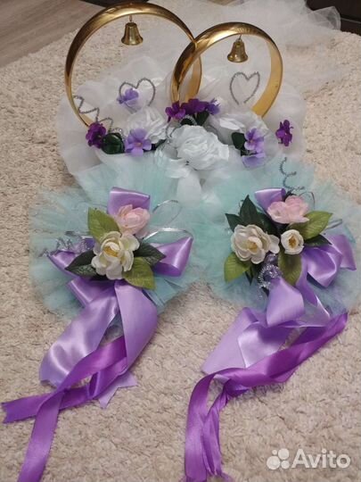 Комплект украшений свадебного кортежа