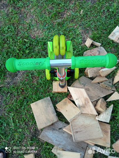 Самокат детский трехколесный бу