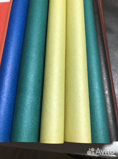 Цветная бумага и клей СССР