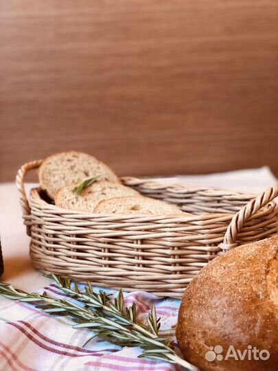 Корзина из бумажной лозы