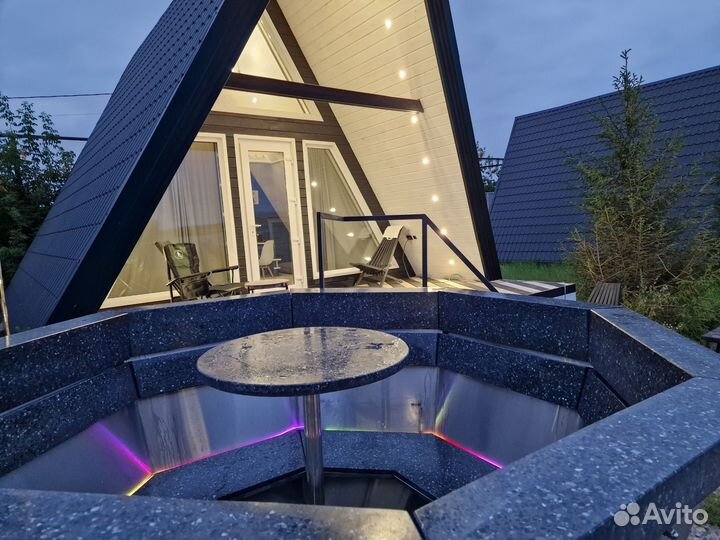 Банный чан купель с подогревом