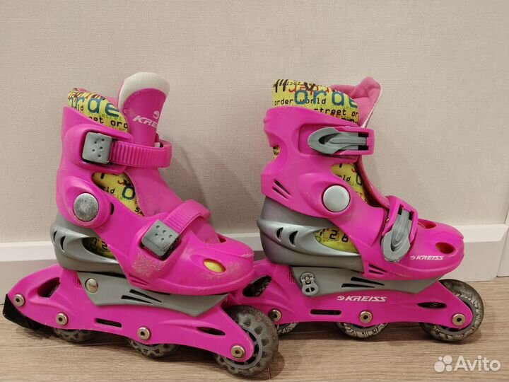 Роликовые коньки детские раздвижные 26-29