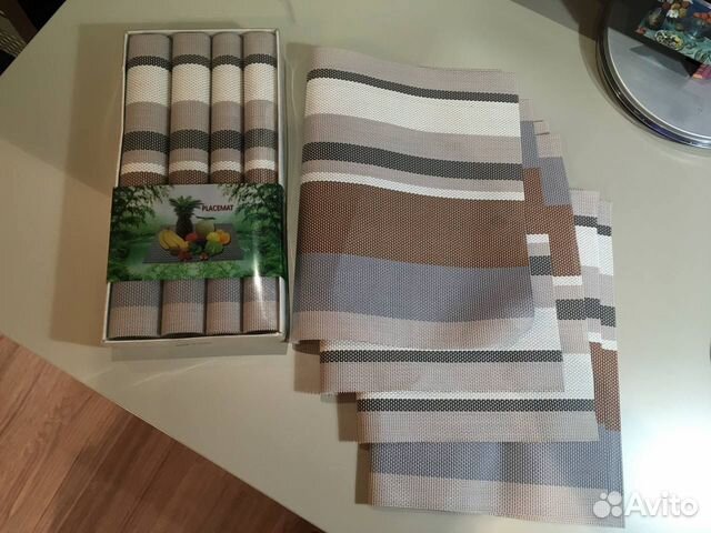 Коврики для стола, сервировочные плейсматы - 8 шт