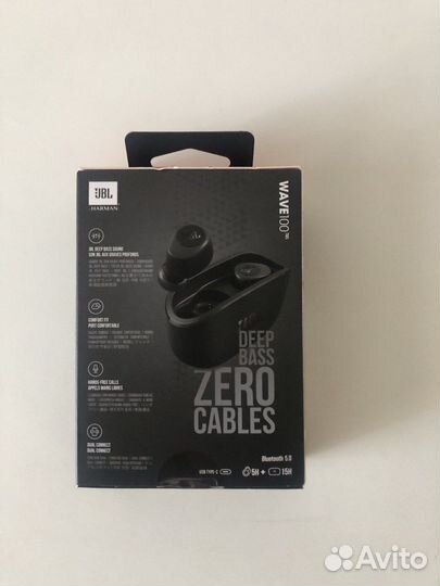 Беспроводные наушники JBL Wave 100TWS Black